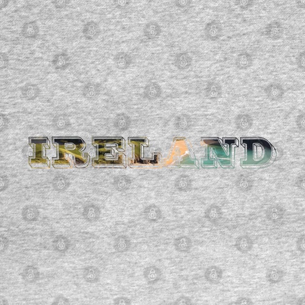 Love Ireland Travel T-shirt by cricky
